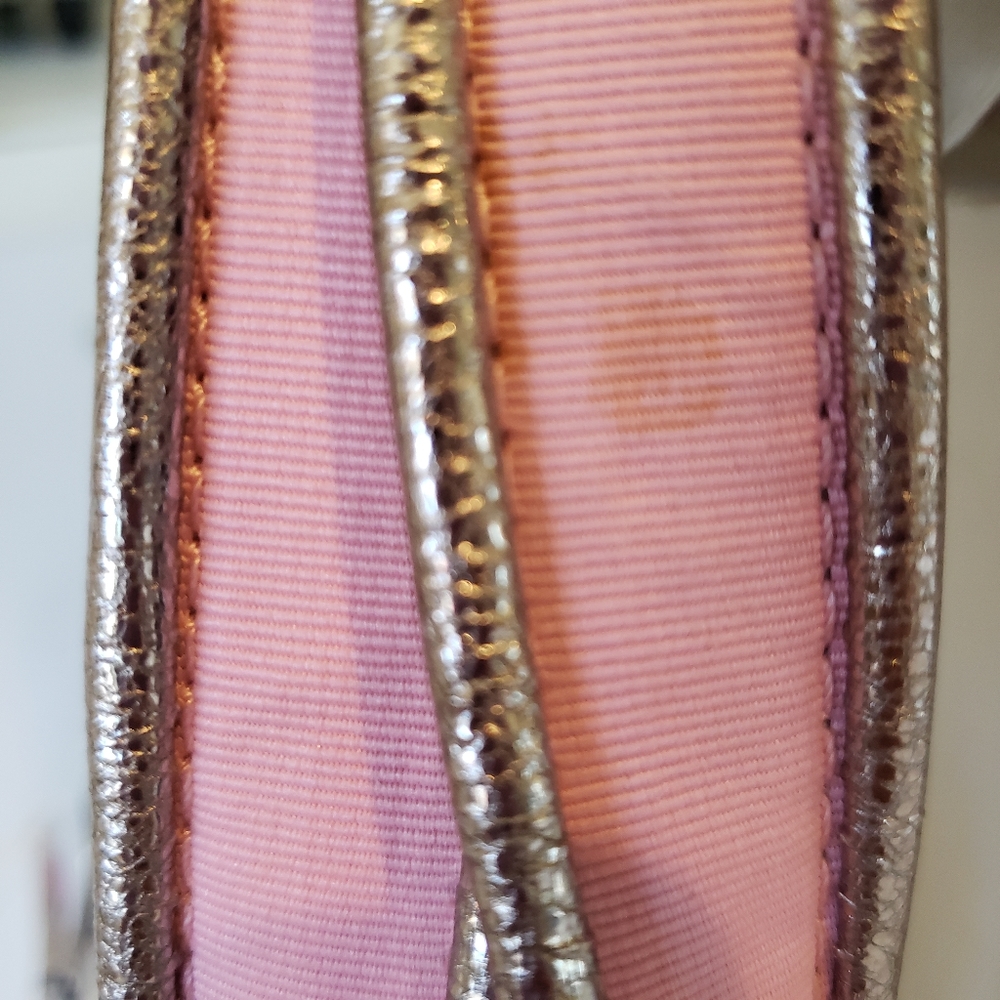 Coach Poppy Petal Print Lurex Rocker Hand Bag Crossbody Bag Strap #16308 NWT - Picture 10 of 16